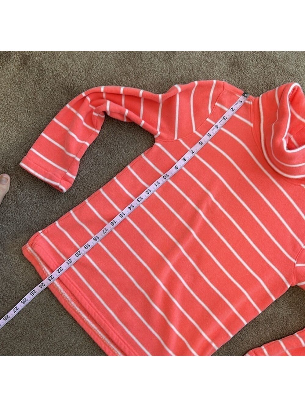 J. Crew cowl neck pullover top, striped.  Size XS. Good condition. Long sleeves. - Picture 12 of 12